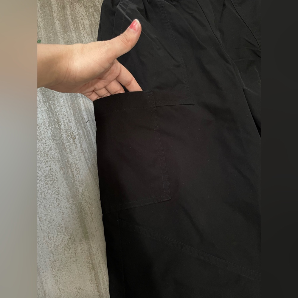 Women Classic Black Cargo Pants Size S Comfortable YK2 - Picture 3 of 9